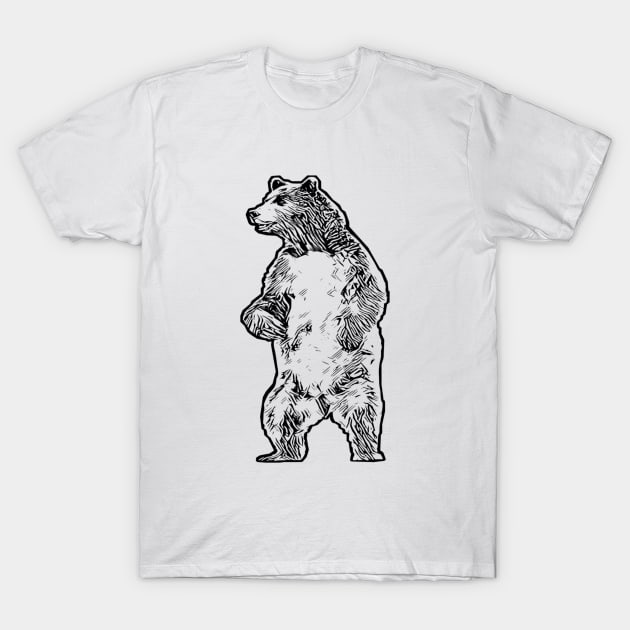 Grizzly T-Shirt by Nimmersatt
